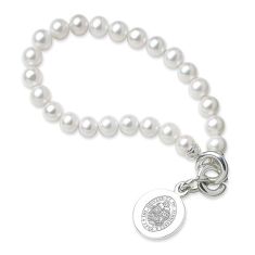 University of Tennessee Freshwater Cultured Pearl Sterling Silver Charm Bracelet by M.LaHart & Co.