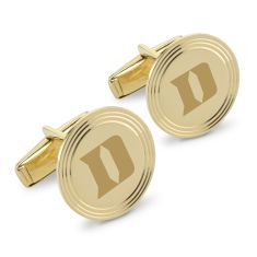 Duke University 14k Yellow Gold Cufflinks by M.LaHart & Co.