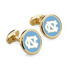 North Carolina Enamel Gold-Tone Cufflinks by M.LaHart & Co.