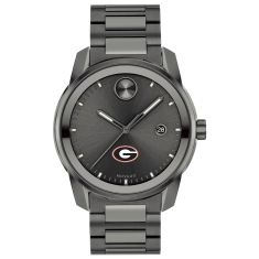 UGA Movado BOLD Date Gunmetal Grey Watch 42mm by M.LaHart & Co.