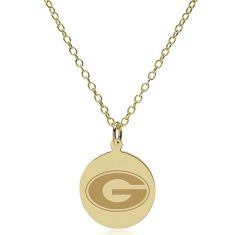 University of Georgia 14k Yellow Gold Pendant Necklace by M.LaHart & Co.