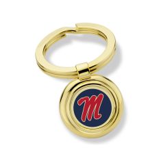 Ole Miss Enamel Gold-Tone Key Ring by M.LaHart & Co.