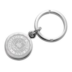 Notre Dame Sterling Silver Insignia Key Ring by M.LaHart & Co.