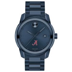 University of Alabama Movado BOLD Date Blue Ion-Plated Watch 42mm by M.LaHart & Co.