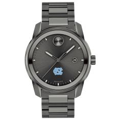 University of North Carolina Movado BOLD Date Gunmetal Grey Watch 42mm by M.LaHart & Co.