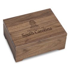 University of South Carolina Solid Walnut Desk Box by M.LaHart & Co.