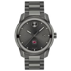 University of South Carolina Movado BOLD Date Gunmetal Grey Watch 42mm by M.LaHart & Co.