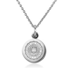 University of Notre Dame Sterling Silver Pendant Necklace by M.LaHart & Co.