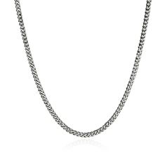 John Hardy 3.9mm Sterling Silver Curb Chain Necklace