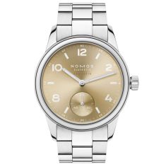 NOMOS Club Sport Neomatik 34 Gold Dial Stainless Steel Watch 34mm - 755