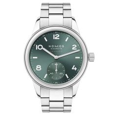 NOMOS Club Sport Petrol Green Stainless Steel Watch 37mm - 746