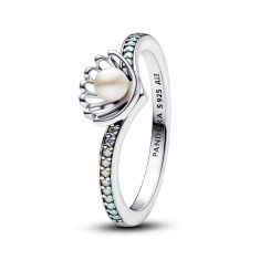 Pandora - Disney, Princess Ariel Shell Treated Freshwater Cultured Pearl Ring