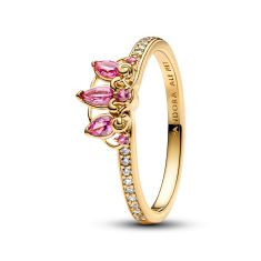 Pandora - Disney, Princess Rapunzel Gold-Plated Tiara Ring