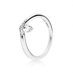 Pandora Classic Wish Ring, Clear Cubic Zirconia