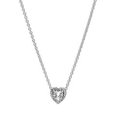 Pandora Elevated Heart Necklace