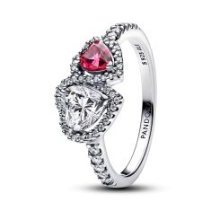 Pandora Halo Hearts Ring