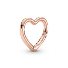 Pandora ME Styling Heart Connector, Rose Gold-Plated
