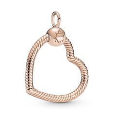 Pandora Moments Heart O Pendant, Rose Gold-Plated