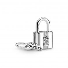 Pandora Padlock and Key Dangle Charm