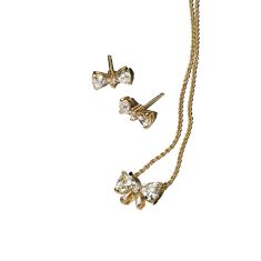 Pandora Sparkling Bow Jewelry Gift Set