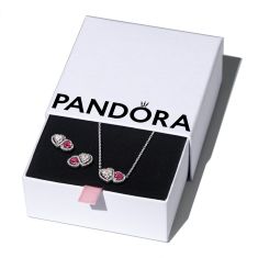 Pandora Sparkling Red Halo Heart Gift Set