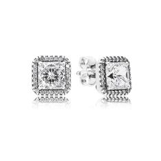 Pandora Timeless Elegance Earrings, Clear CZ