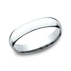 Platinum 4mm Comfort Fit Plain Wedding Band