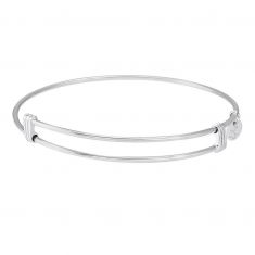 Sterling Silver Noble Bangle Bracelet