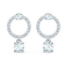 Swarovski Crystal Attract Circle Earrings