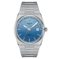 Tissot PRX Powermatic 80 Gradient Ice Blue Dial Stainless Steel Bracelet Watch 40mm - T1374071135101