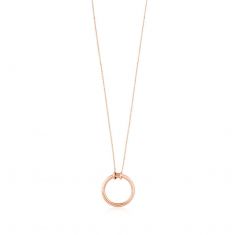 TOUS Hold Rose Gold-Plated Necklace, 28mm