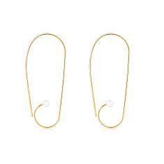 TOUS Nenufar Long Gold-Plated Pearl Earrings