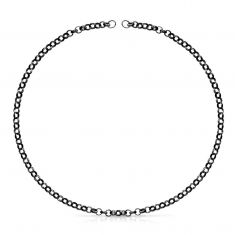 TOUS Ruthenium-Plated Chain Necklace - 16.5 Inches