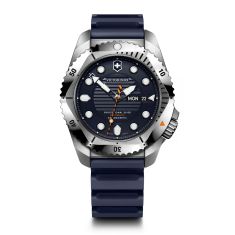 Victorinox Dive Pro Automatic Blue Dial Blue Rubber Strap Watch 43mm - 241995