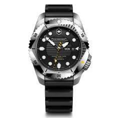 Victorinox Dive Pro Automatic Black Dial Black Rubber Strap Watch 43mm - 241994