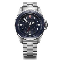 Victorinox Journey 1884 Blue Dial Stainless Steel Bracelet Watch 43mm - 241978