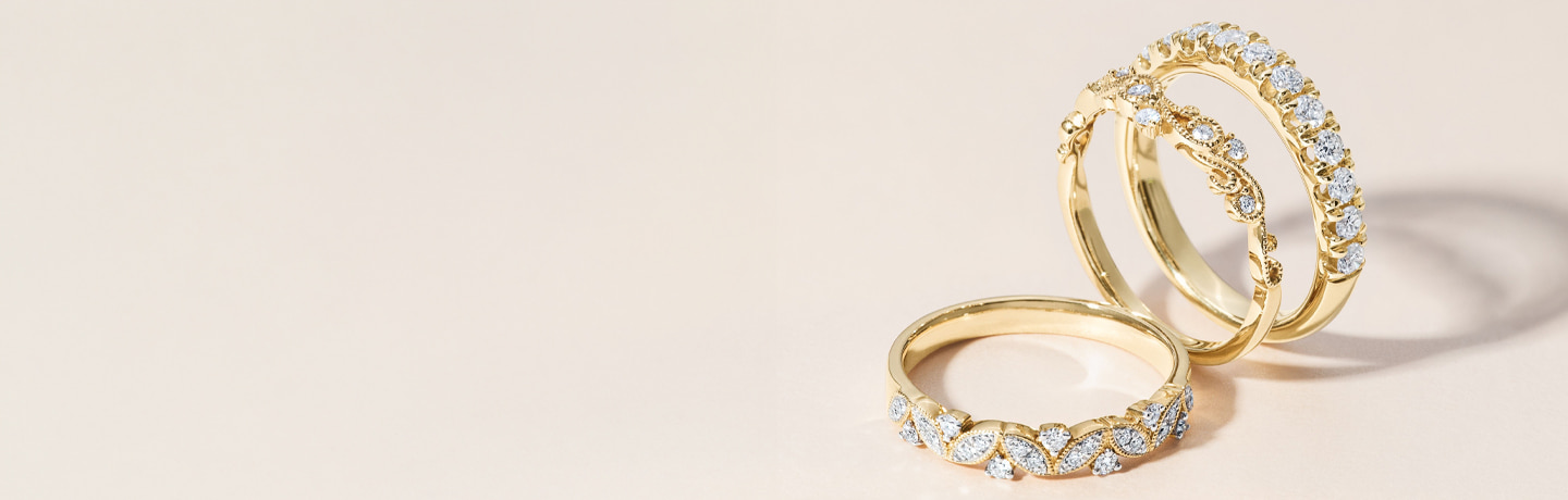 Vintage-Inspired Wedding Bands