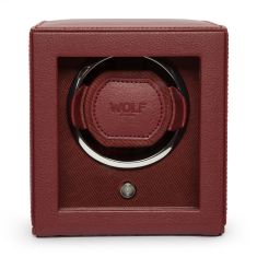 Cub Bordeaux Single Watch Winder with Cover
