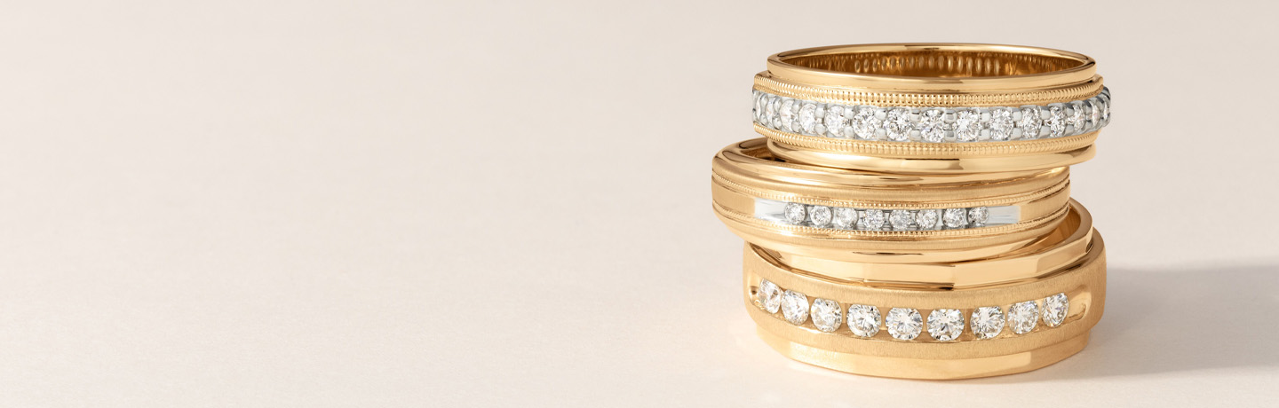 Yellow Gold Wedding Bands