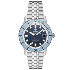 Zodiac Super Sea Wolf 53 Compression Diver Automatic Blue Dial Stainless Steel Watch 40mm - ZO9287
