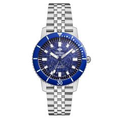 Zodiac Super Sea Wolf Compression Diver Blue Lapis Lazuli Dial Stainless Steel Watch 40mm - ZO9312